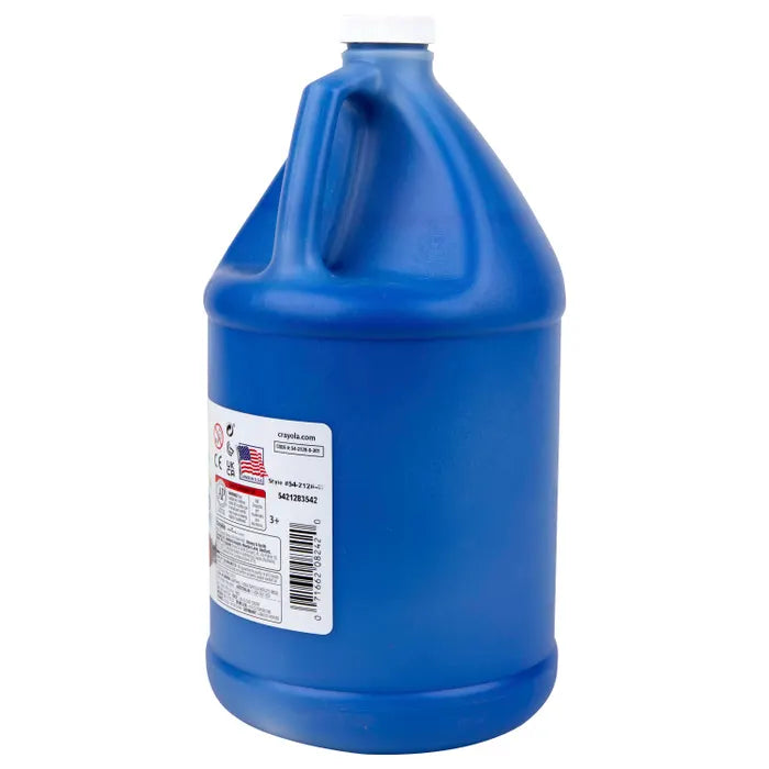 Crayola Washable Paint, 1 Gallon Jug, Blue