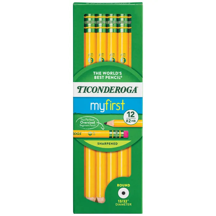 Ticonderoga My First Pencil s #2 - 12ct (sharpened)