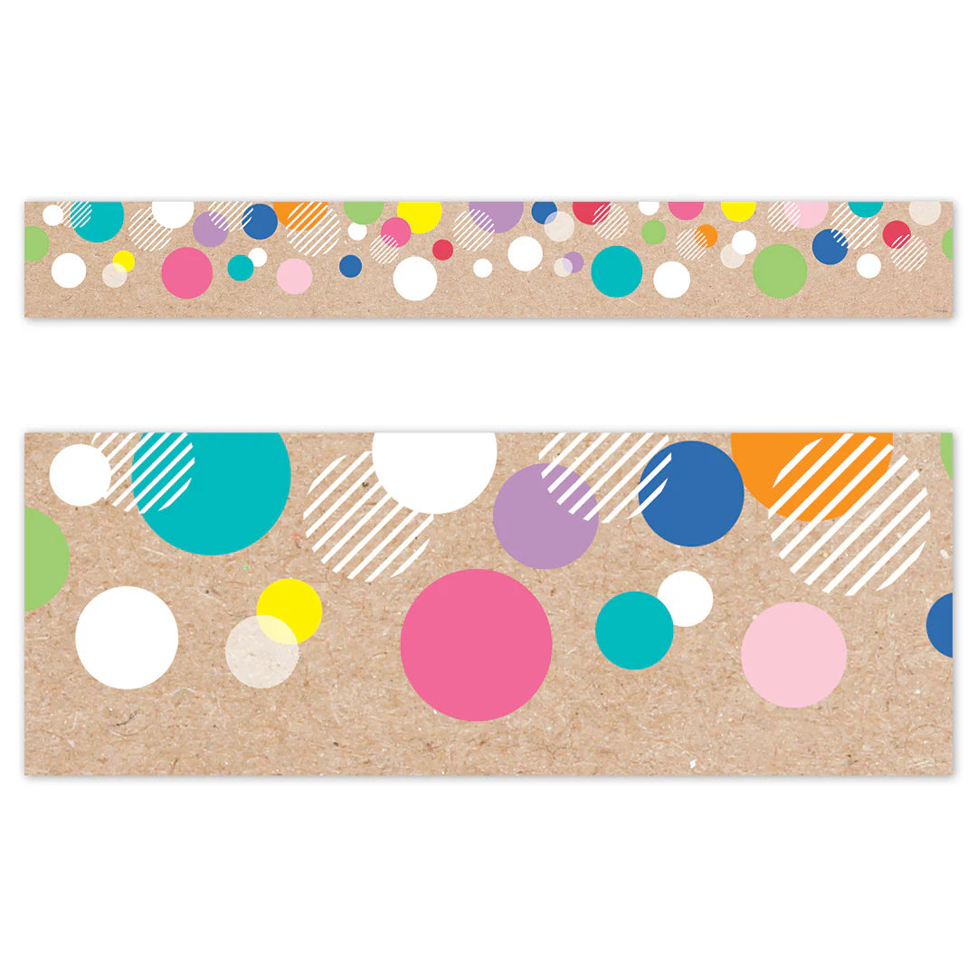 Krafty Pop Colorful Kraft Bubbles EZ Border