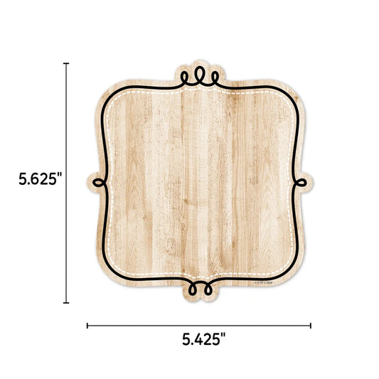 Loop-de-Loop on Wood 6" Designer Cut-Outs