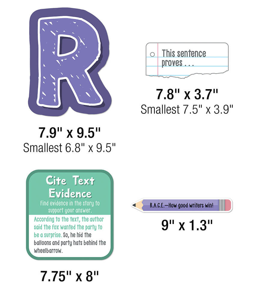R.A.C.E. Writing Strategy Bulletin Board Set Grade 3-8