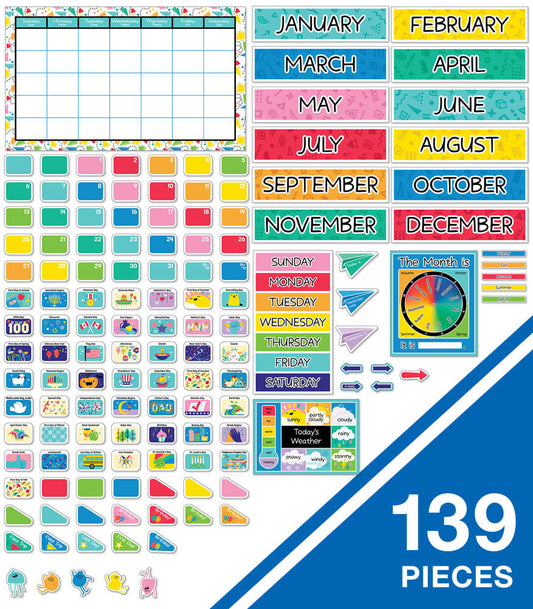 Happy Place Calendar Bulletin Board Set