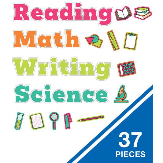 Wall Signs for Core Subjects Bulletin Board Set