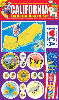 California Bulletin Board Set