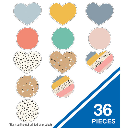 We Belong Hearts & Dots Cutouts