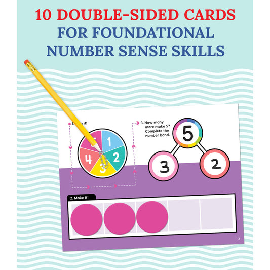 Edu-Clings Silicone Center: Ten Frames Math Manipulative Grade K-1