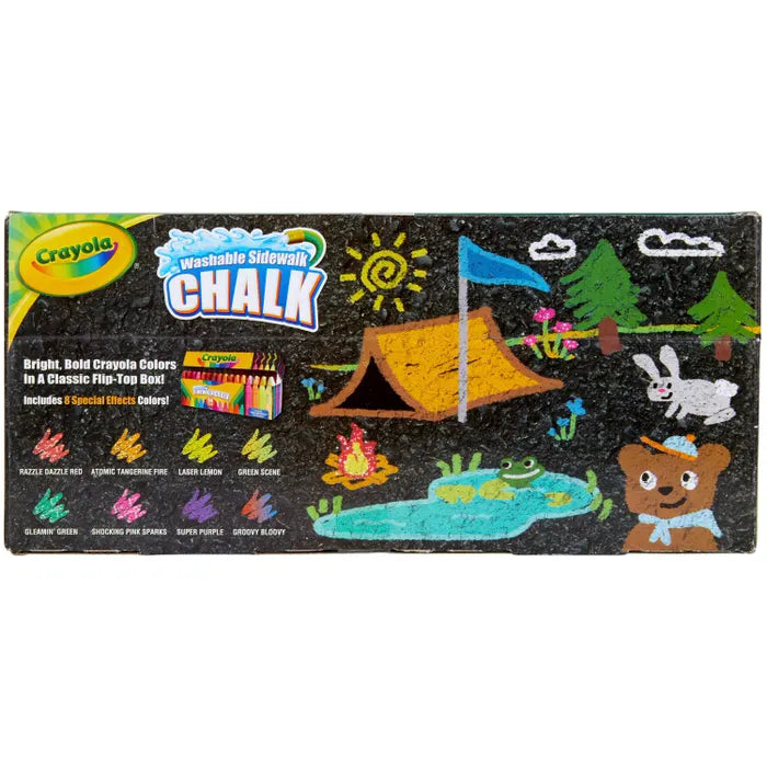 Crayola Ultimate Sidewalk Chalk Collection, Assorted Colors, Set of 64