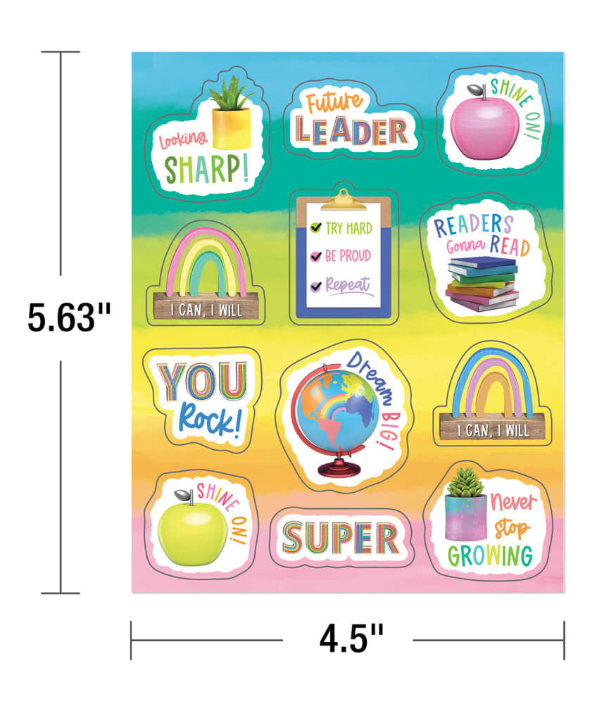 Happily Ever Elementary Creatively Inspired Motivational Shape Stickers