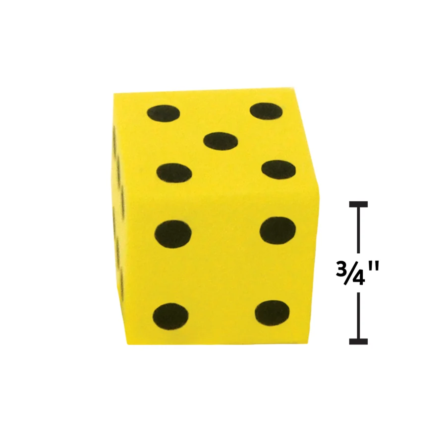 Foam Traditional Dice
