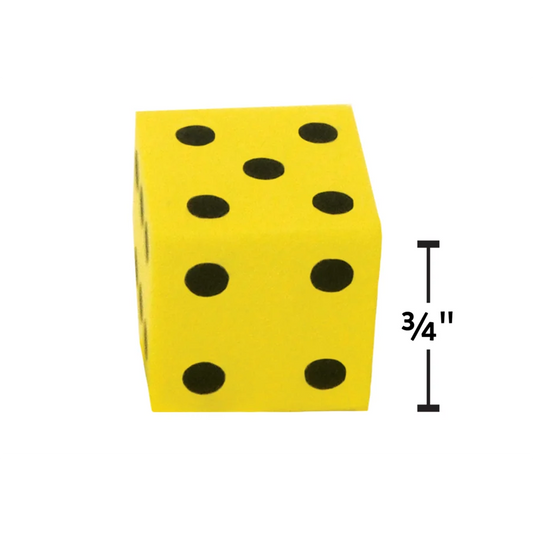 Foam Traditional Dice