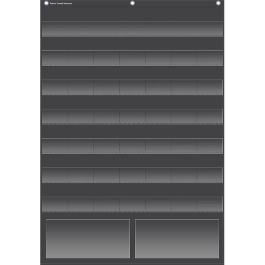 Black Calendar Pocket Chart