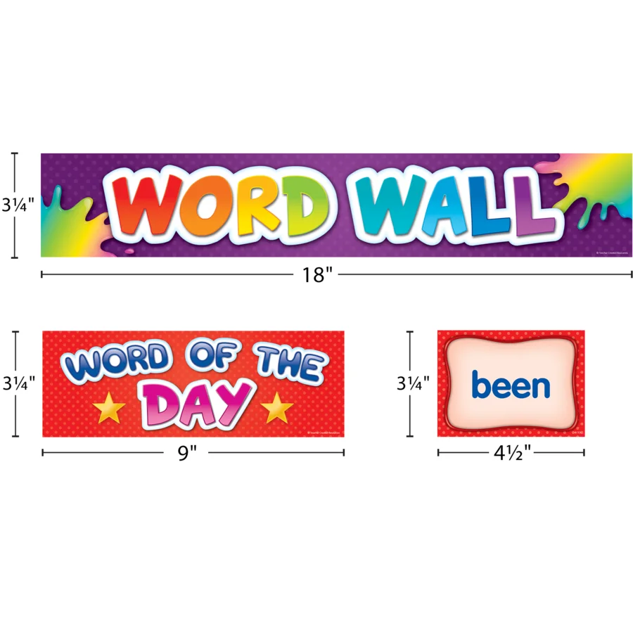 First 100 Sight Words Pocket Chart Cards Pre K-2