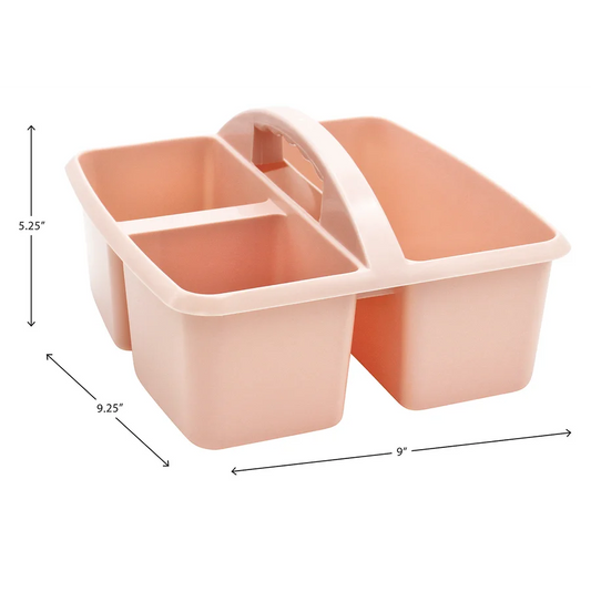 Plastic Storage Caddy - Blush