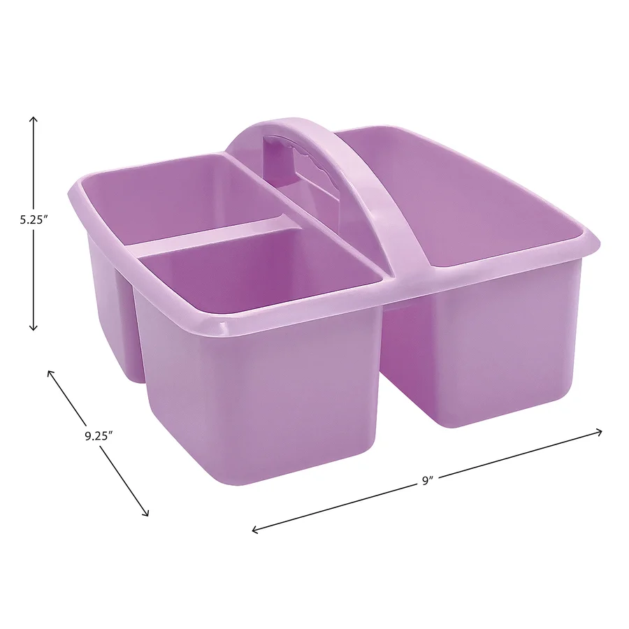 Plastic Storage Caddy - Lavender