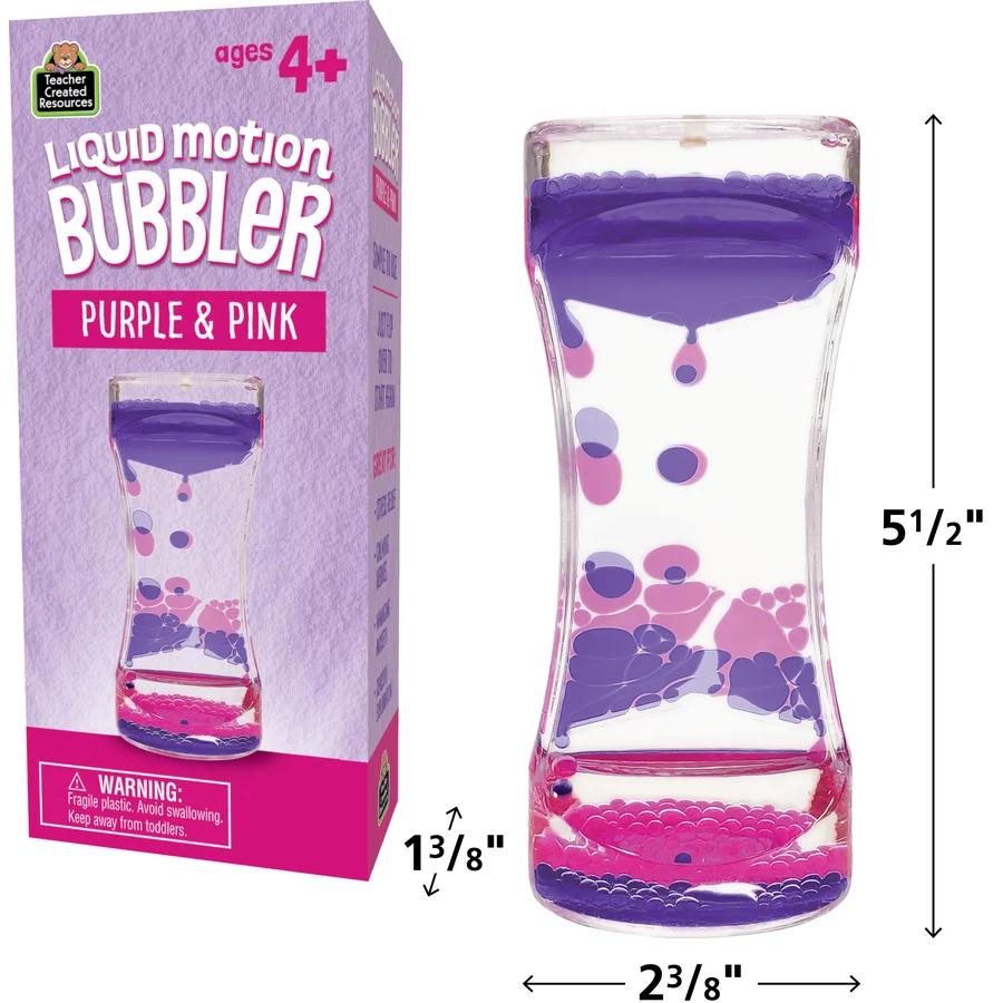 Purple & Pink Liquid Motion Bubbler