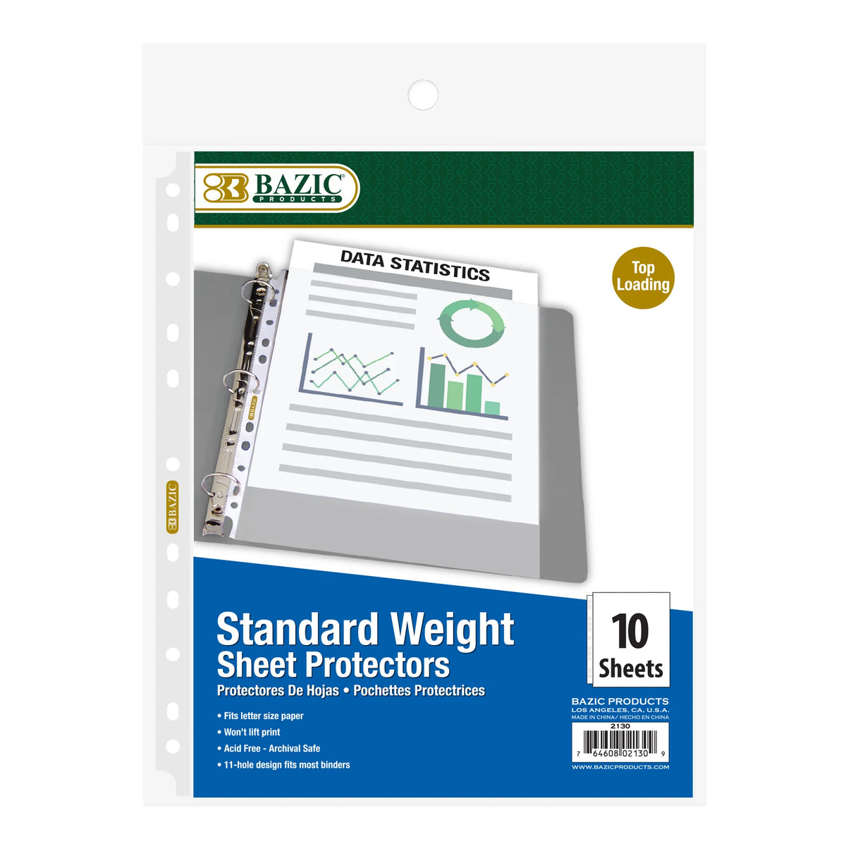 Standard Weight Sheet Protectors, Top-Load