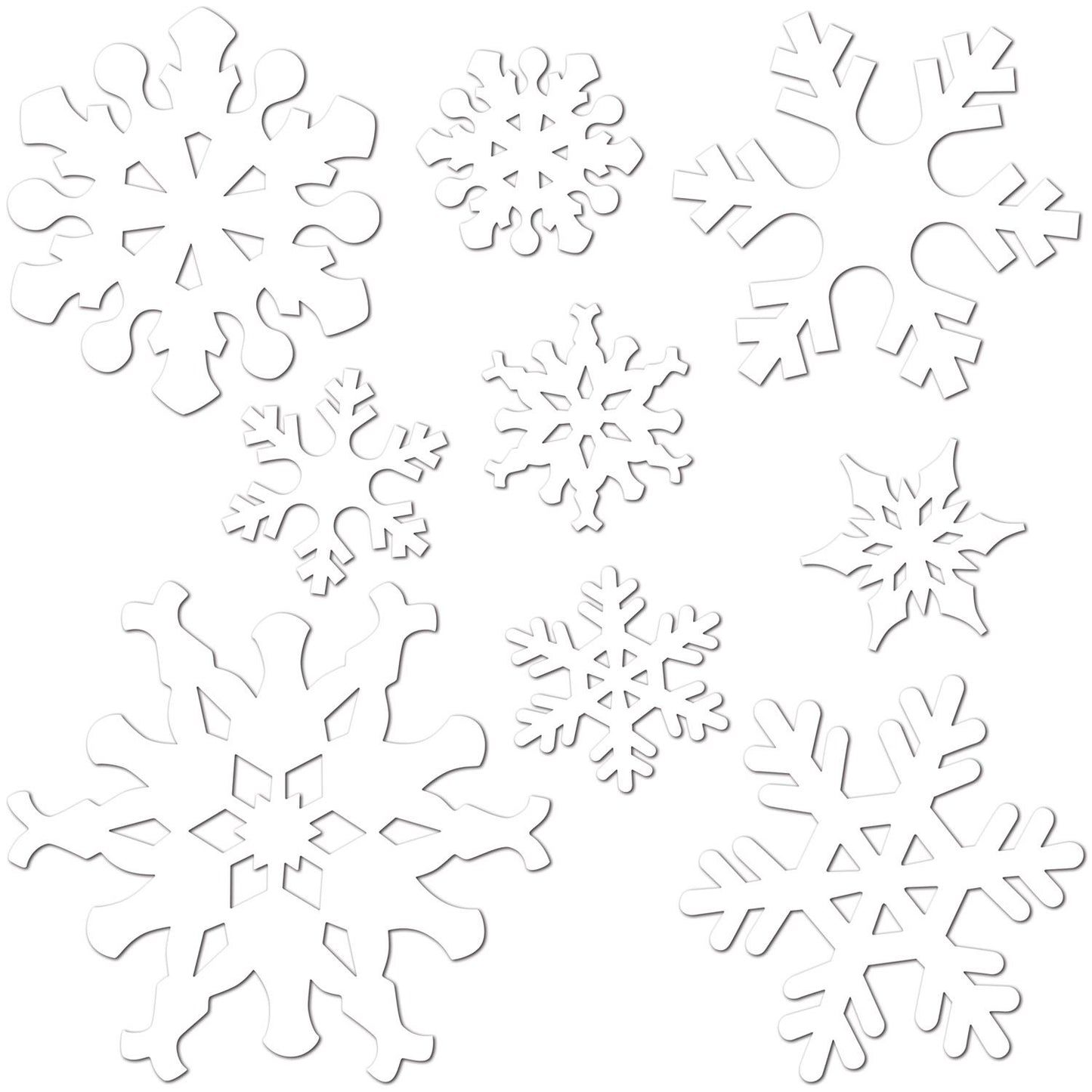 Snowflake Cutouts (9 count)