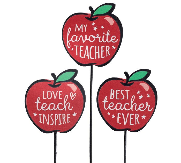 APPLE PICK WITH TEACHER MESSAGES - Assorted