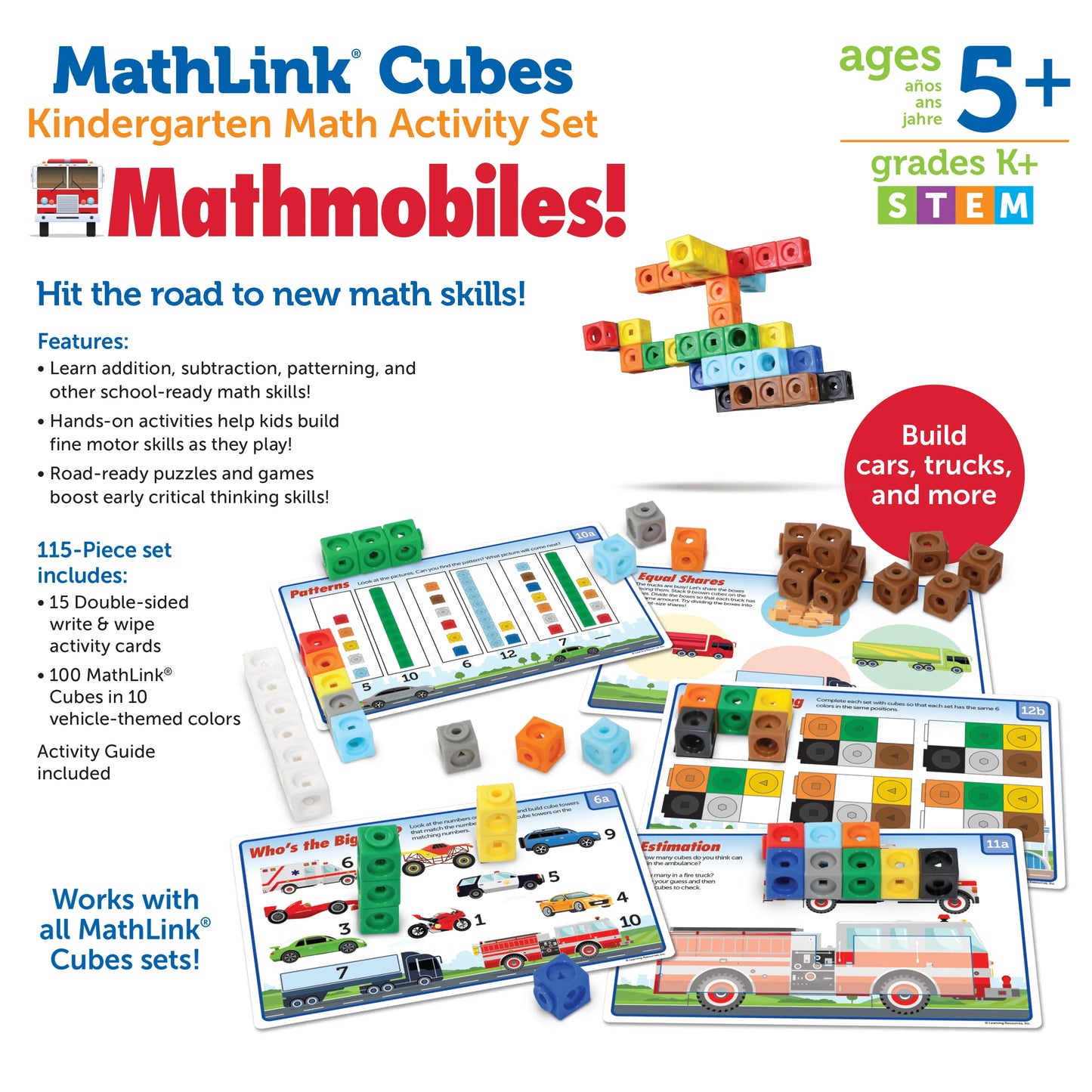 MathLink® Cubes Kindergarten Math Activity Set: Mathmobiles!