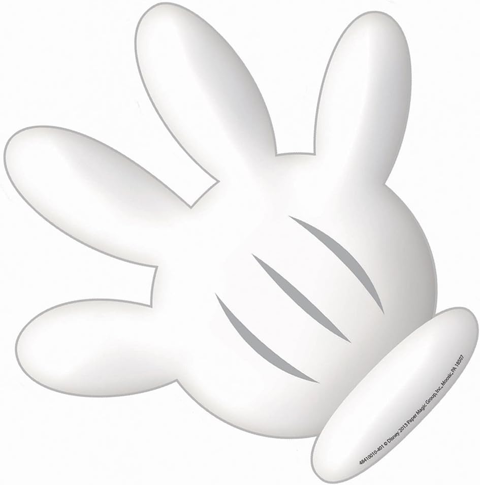 Mickey Mouse Clubhouse Hand Paper Cut Outs, Pack of 36