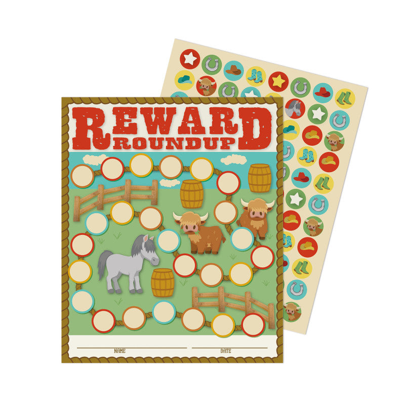 Wild Wild Classroom Mini Reward Chart with Stickers