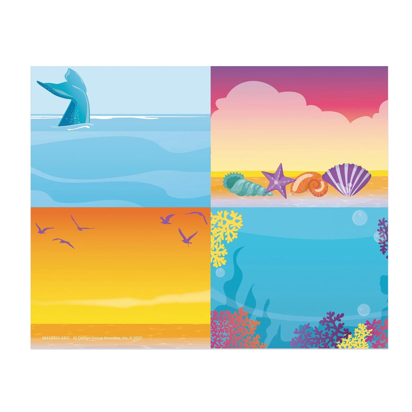 Seas the Day Name Tags
