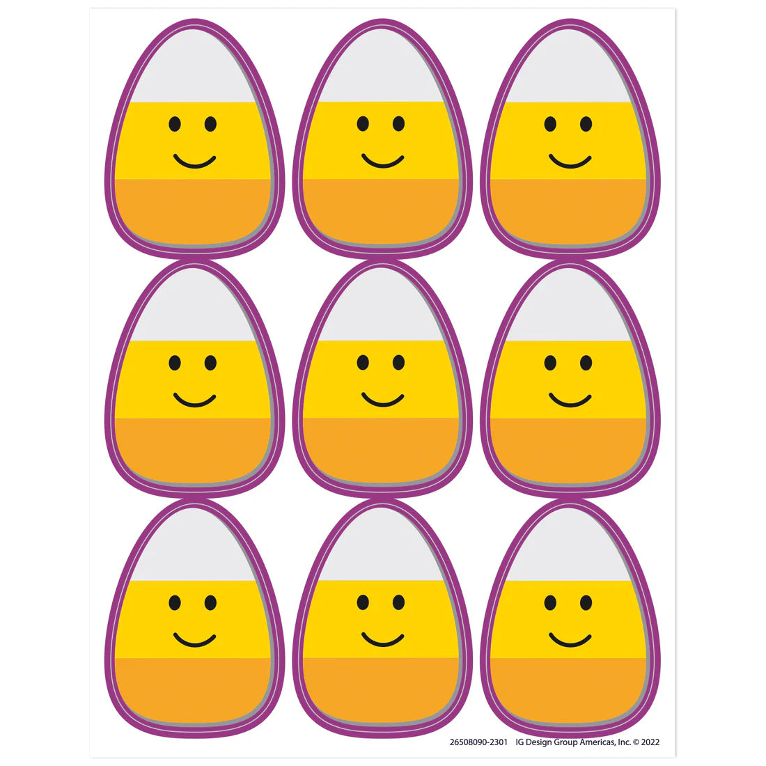 Candy Corn Stickers