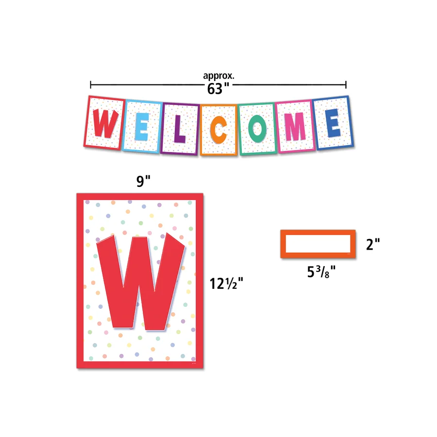 Colorful Welcome Bulletin Board