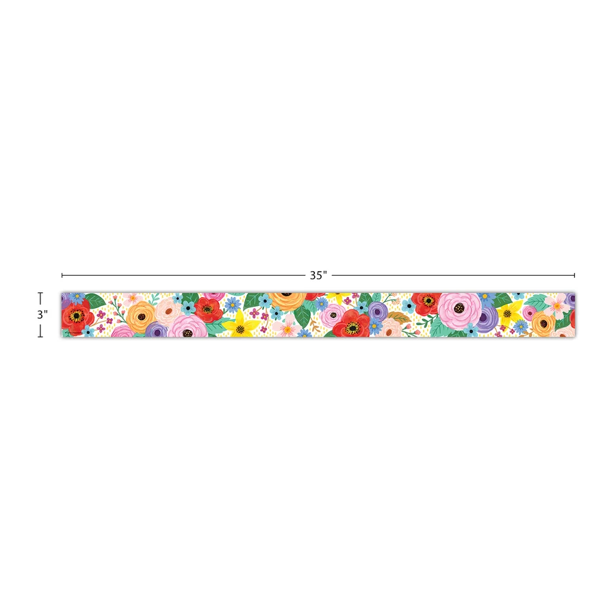 Wildflowers Straight Border Trim
