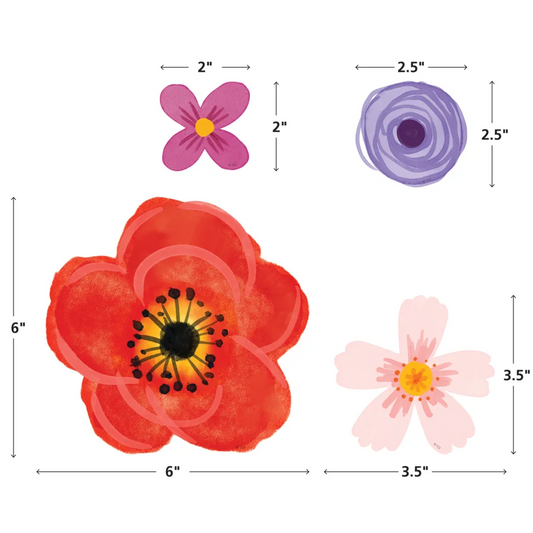 Wildflowers Accents - Assorted Sizes