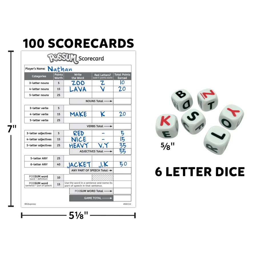 POSSUM Dice Game