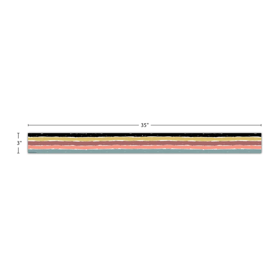 Wonderfully Wild Stripes Straight Border Trim