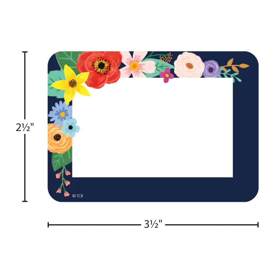Wildflowers Name Tags