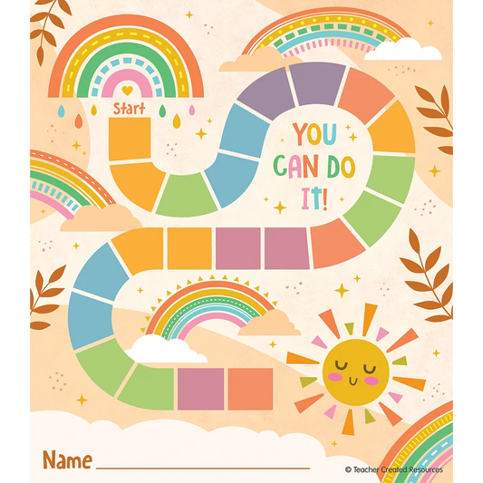 Sunshine Rainbow Reward Trackers with Stickers