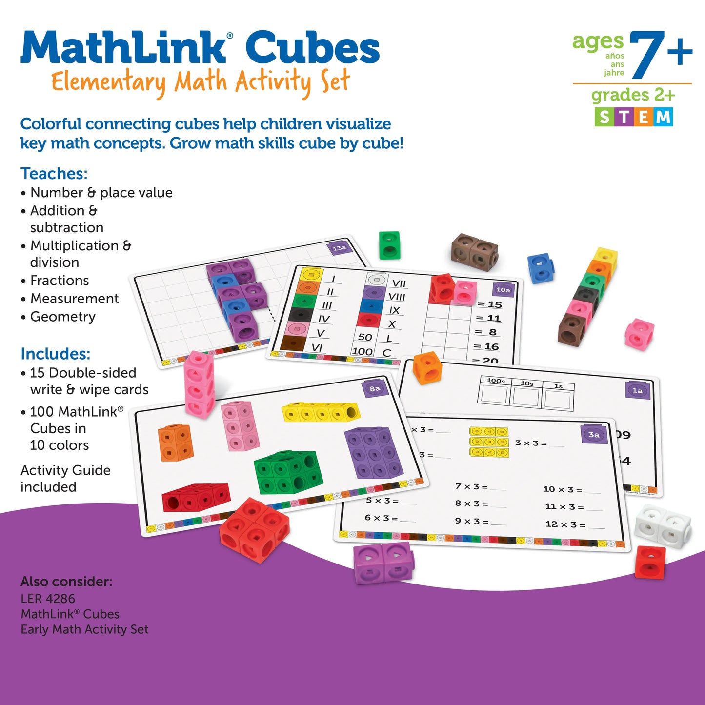 MathLink® Cubes Elementary Math Activity Set