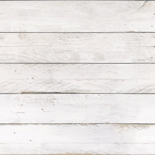 White Shiplap Peel and Stick Decorative Paper