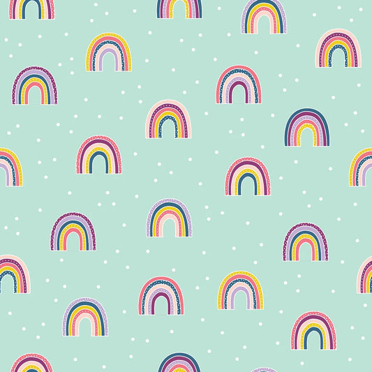 Oh Happy Day Rainbows Peel and Stick Decorative Paper