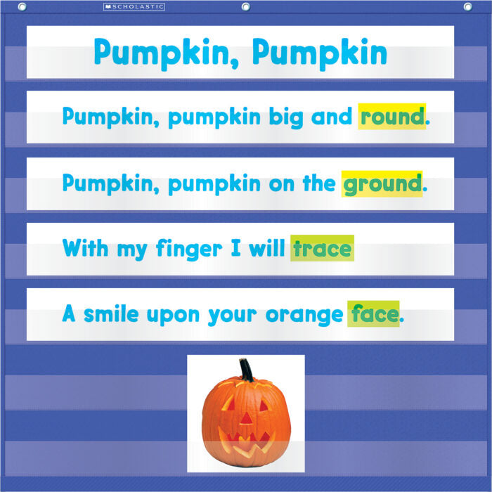 Mini Pocket Chart - Blue