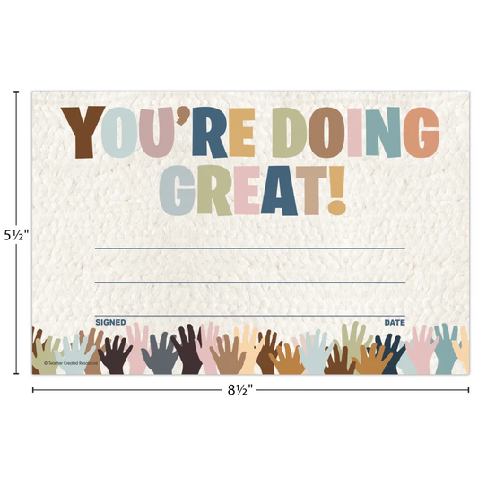 Everyone is Welcome You’re Doing Great! Awards
