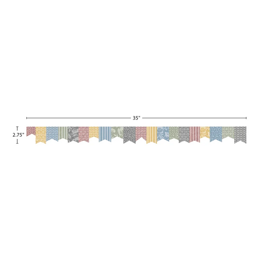 Classroom Cottage Pennants Die-Cut Border