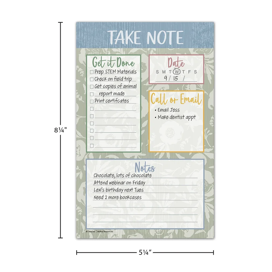 Classroom Cottage Notepad