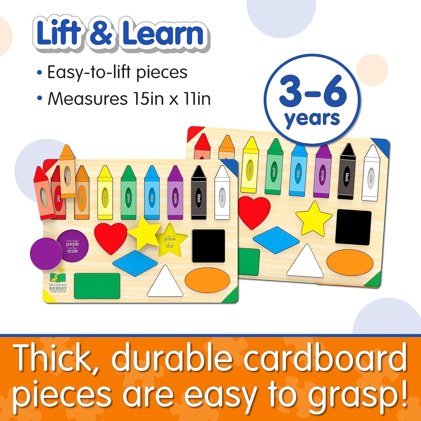Lift & Learn Puzzle Colors & Shapes