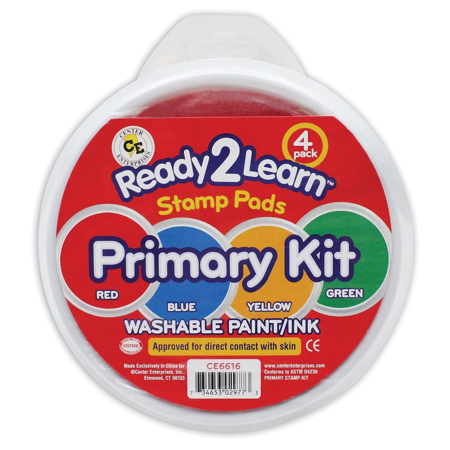 Primary Kit Jumbo Stamp Pads 4ct.