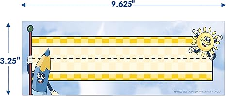S'Cool Era Tented Student Name Plates