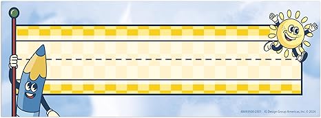 S'Cool Era Tented Student Name Plates
