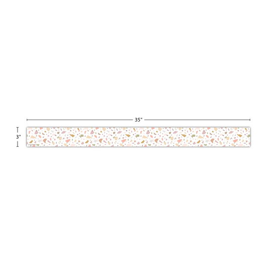 Terrazzo Tones Straight Border