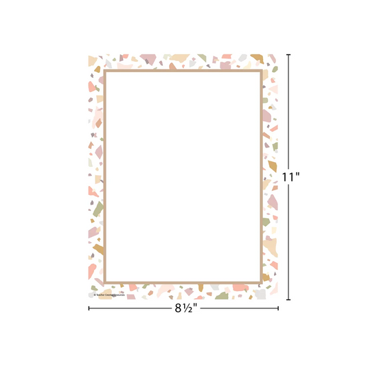 Terrazzo Tones Computer Paper