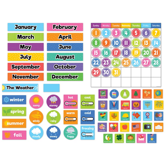 Colorful Magnetic Calendar Set