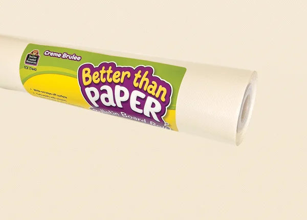 Creme Brulee Better Than Paper Bulletin Board Roll