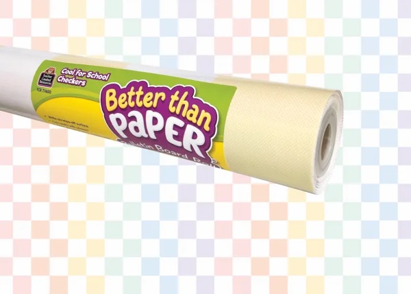 Cool for School Checkers Better Than Paper Bulletin Board Roll